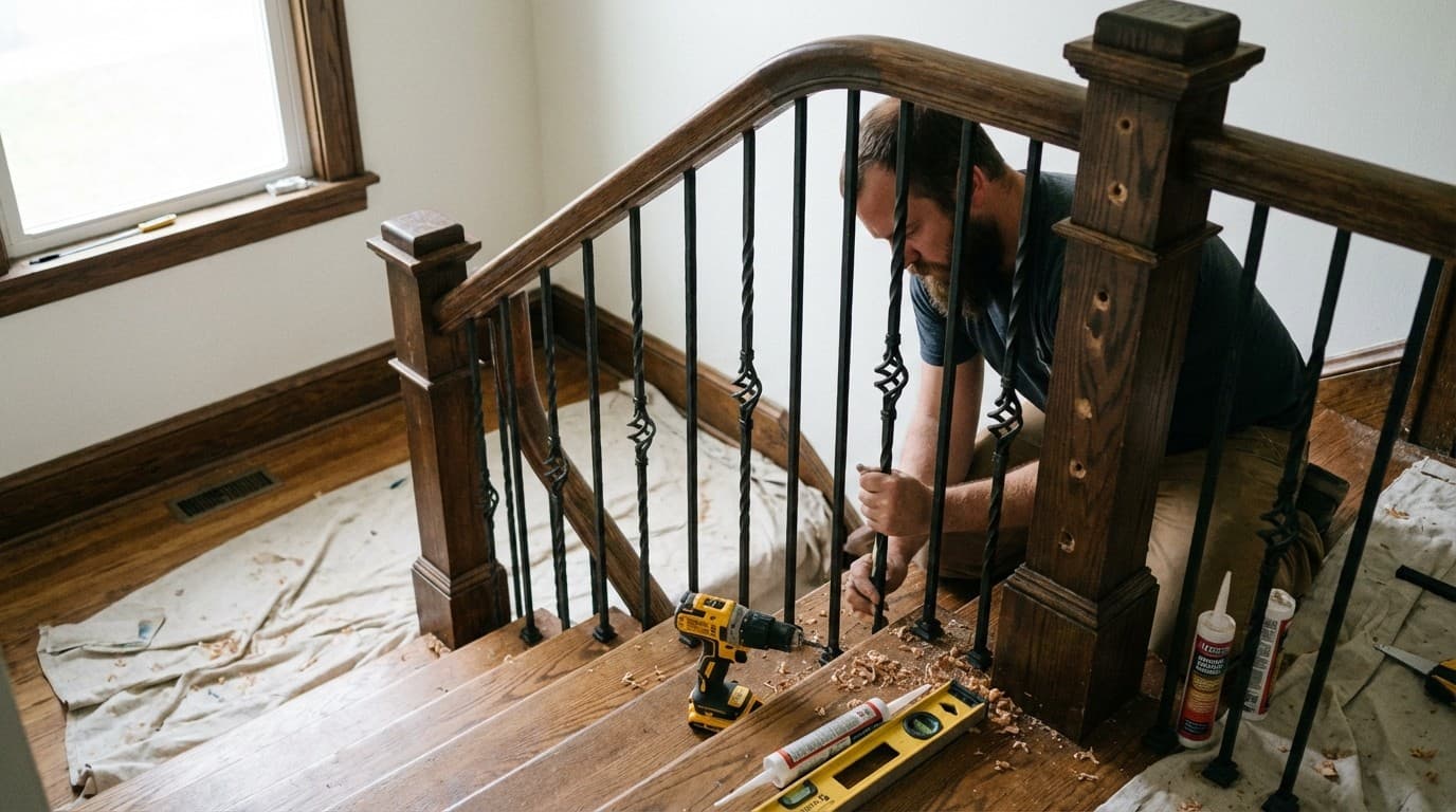 Railing Installation by RenewStairs