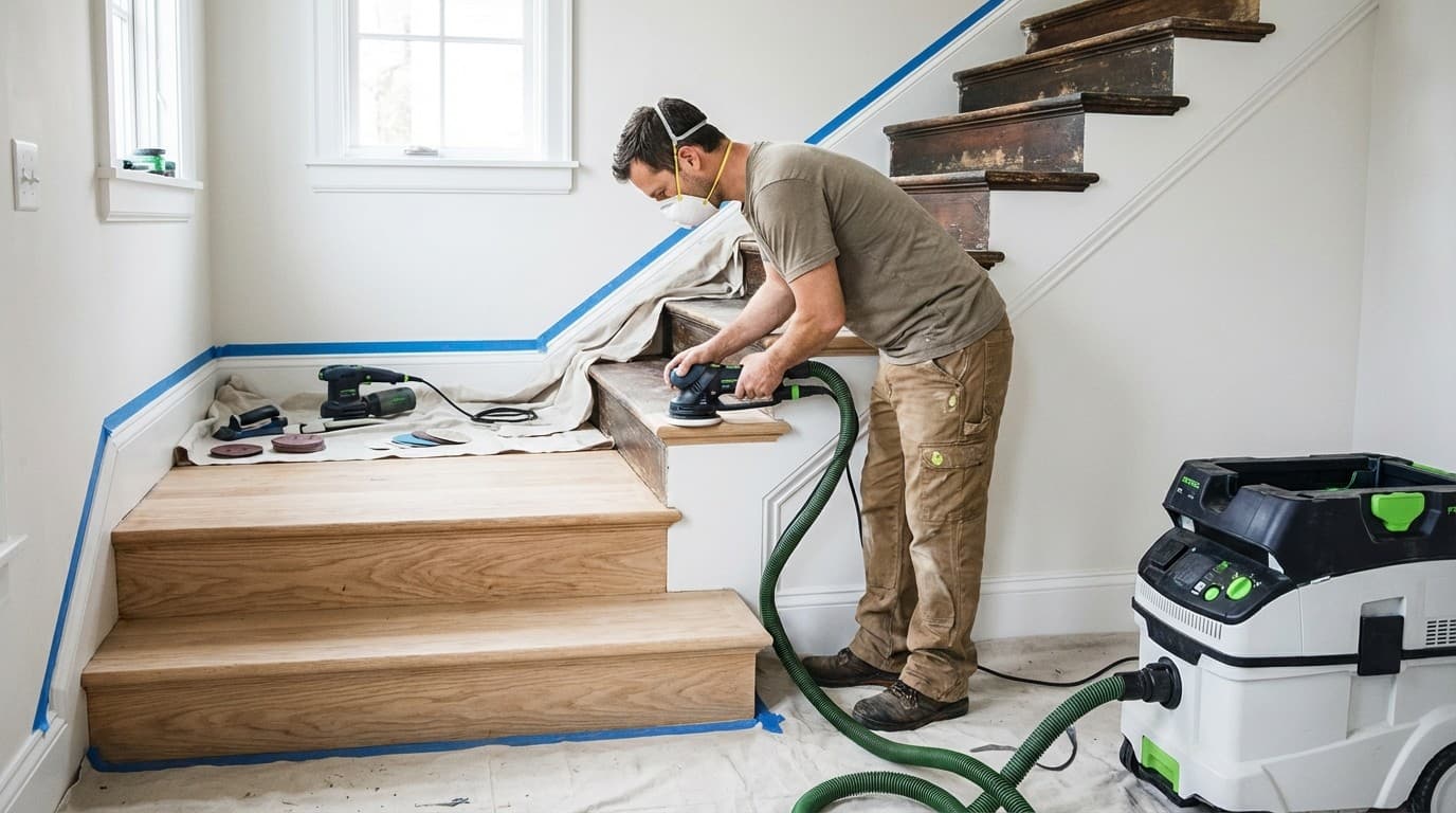 Stair Refinishing by RenewStairs