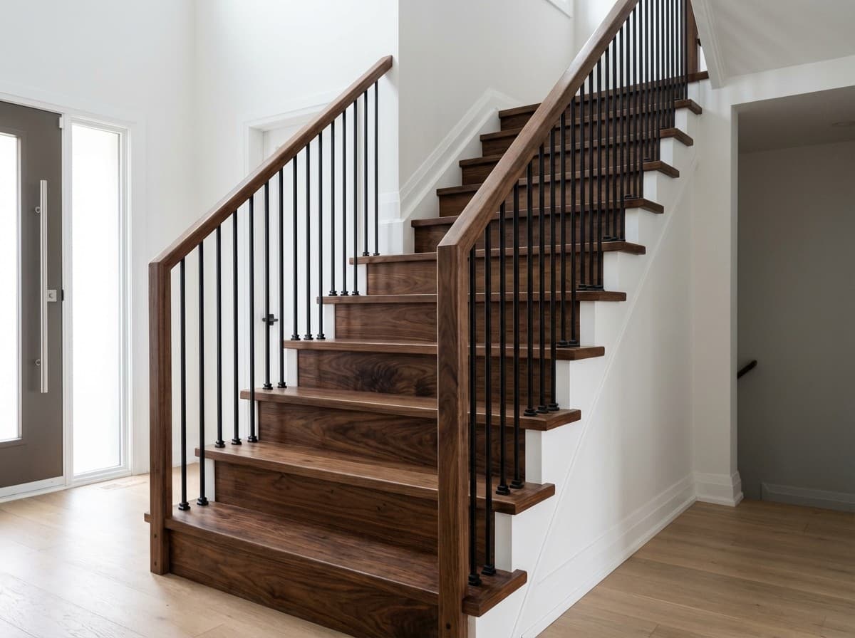 Carpet to Walnut Hardwood - Toronto