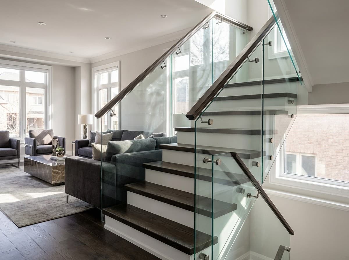 Glass Panel Railing - Vaughan